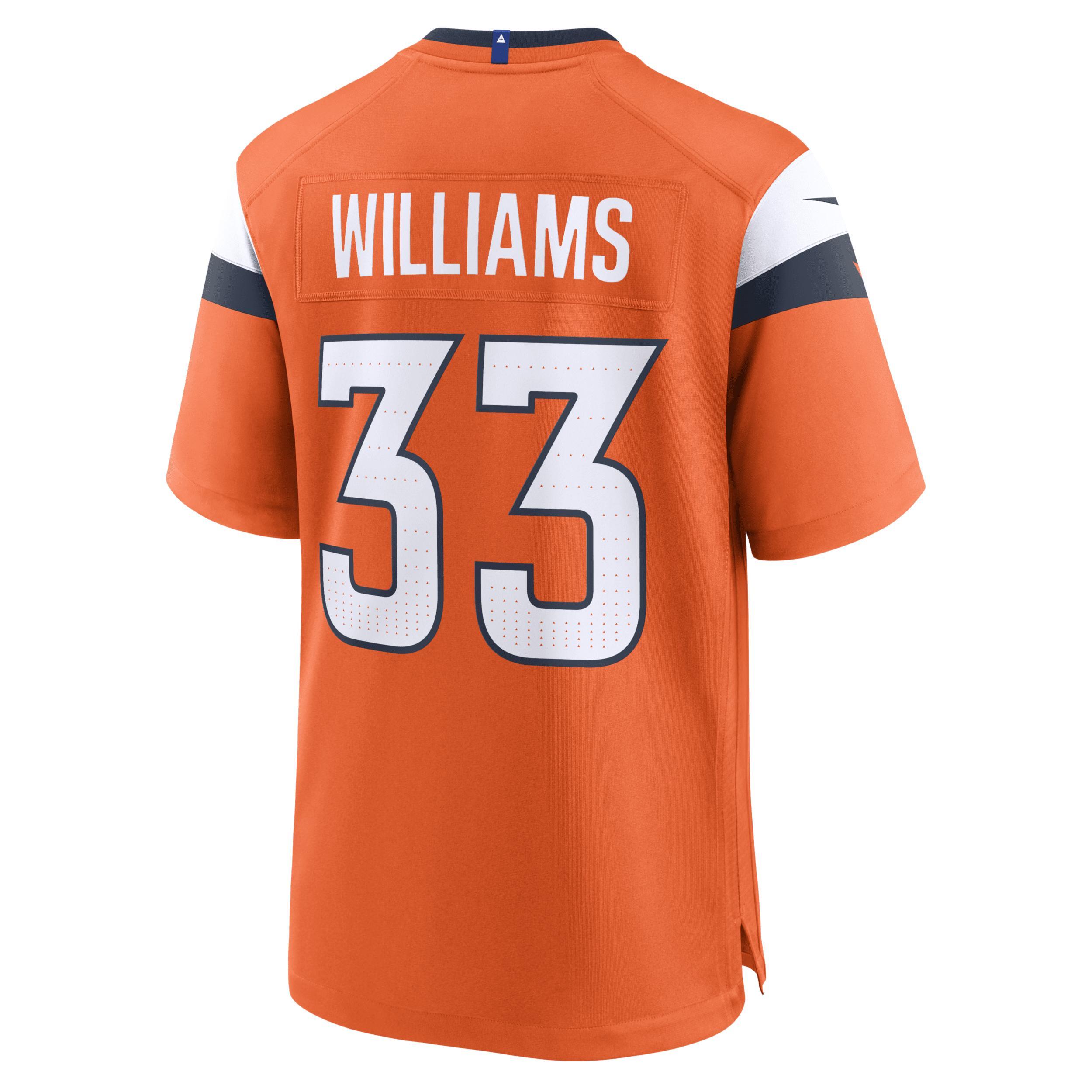 Javonte Williams Denver Broncos Nike Men's NFL Game Football Jersey Product Image