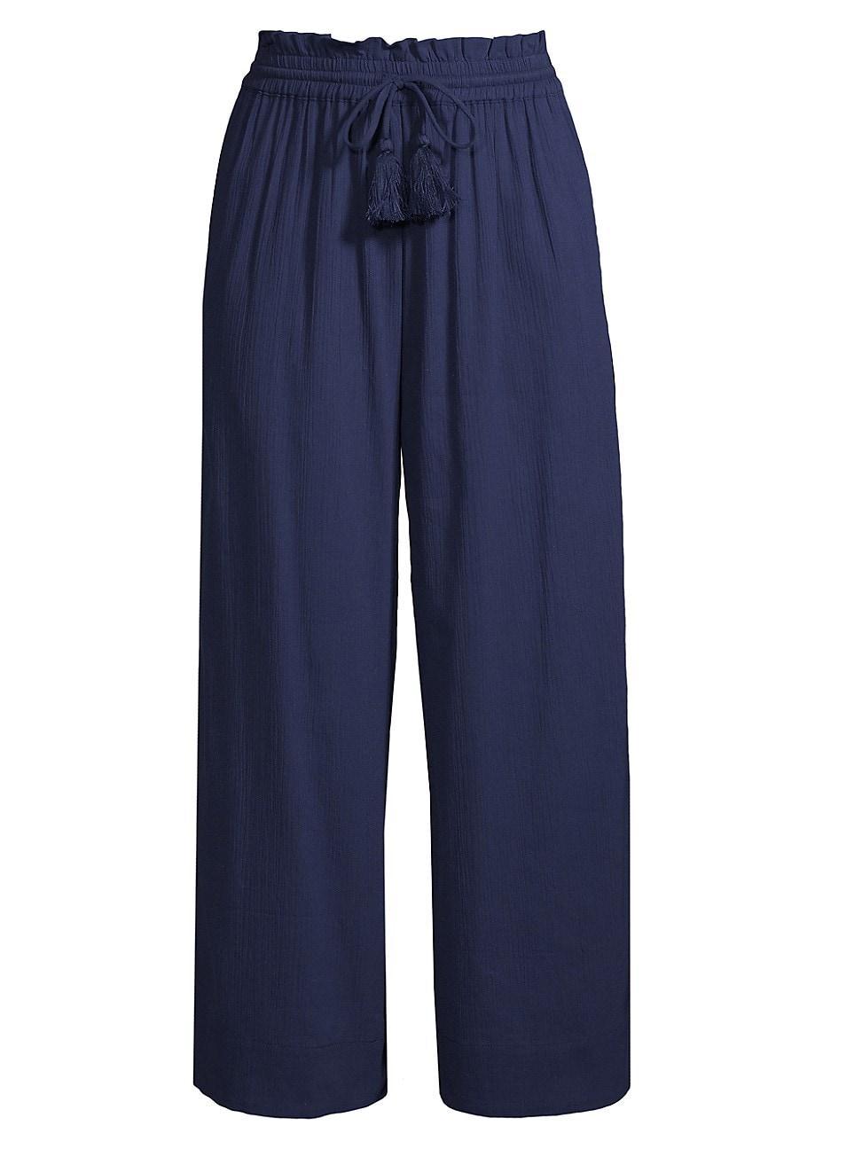 Womens Brooke Cotton Drawstring Pants Product Image