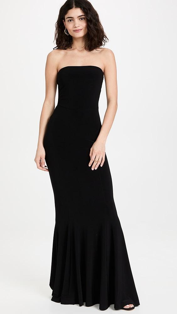 Norma Kamali Strapless Fishtail Gown | Shopbop Product Image