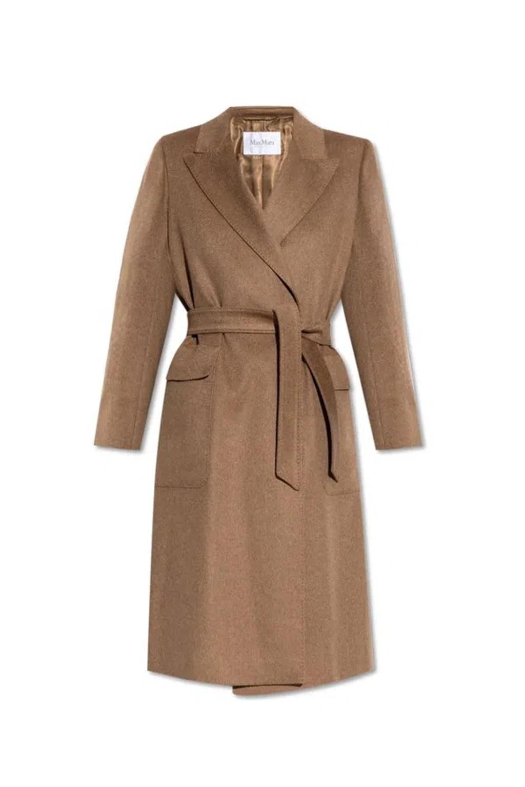 MAX MARA Nyssa Belted Coat In Tobacco product image