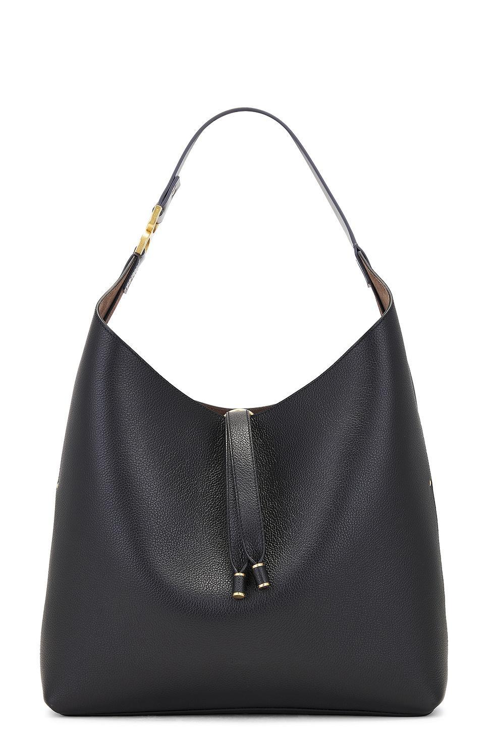 Marcie Large Hobo Shoulder Bag In Black Product Image