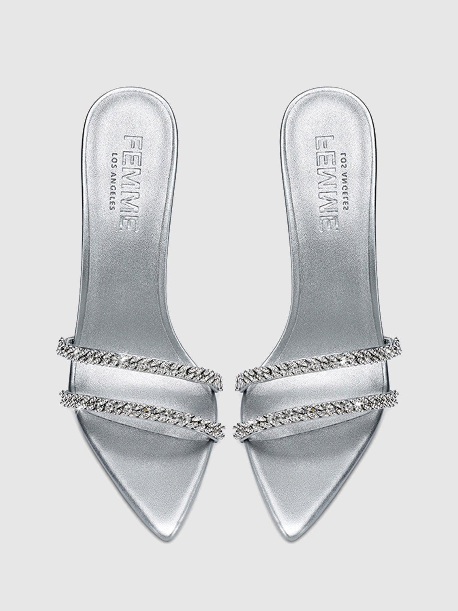 George V Slipper - Platinum Product Image