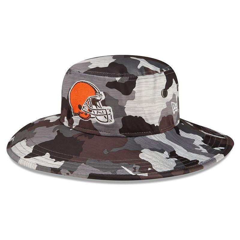 Mens New Era Camo Cleveland Browns 2022 NFL Training Camp Official Panama Bucket Hat Product Image