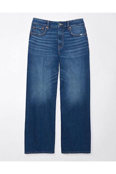 AE Strigid Super High-Waisted Baggy Wide-Leg Ankle Jean Women's Product Image