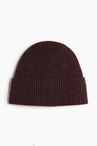 Rib-Knit Wool-Blend Hat Product Image