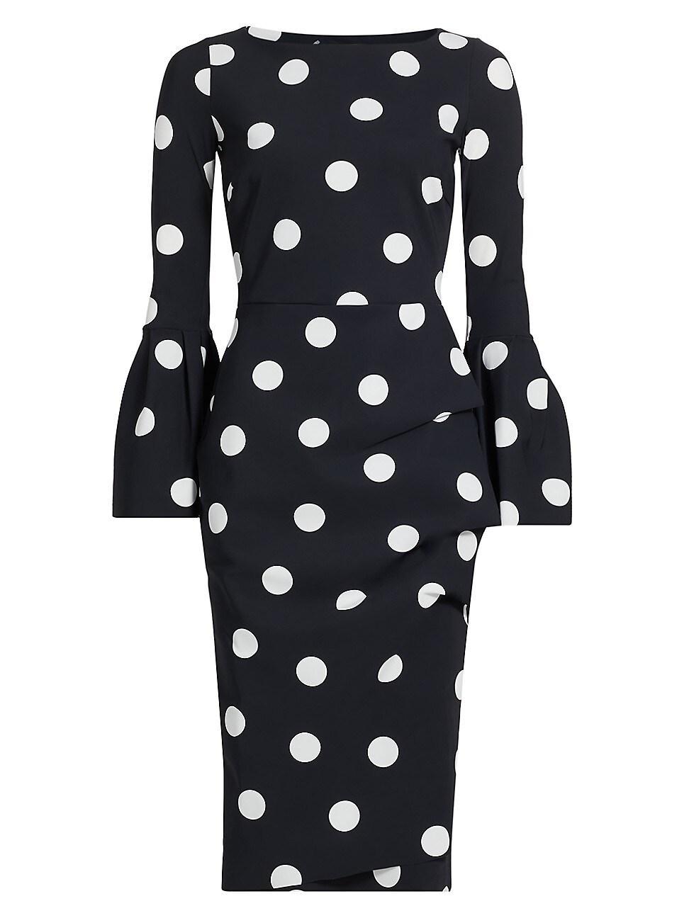 Womens Addax Polka Dot Cocktail Dress Product Image