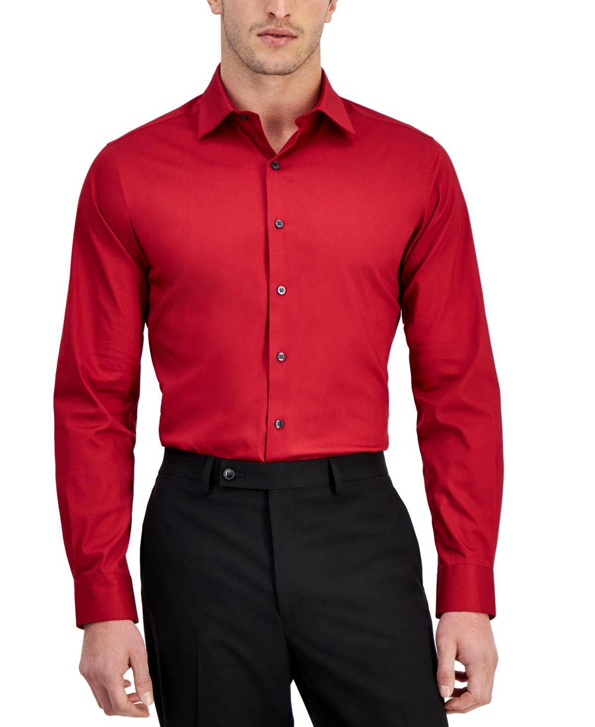 Alfani Mens Slim-Fit Temperature Regulating Dress Shirt, Created for Macys Product Image