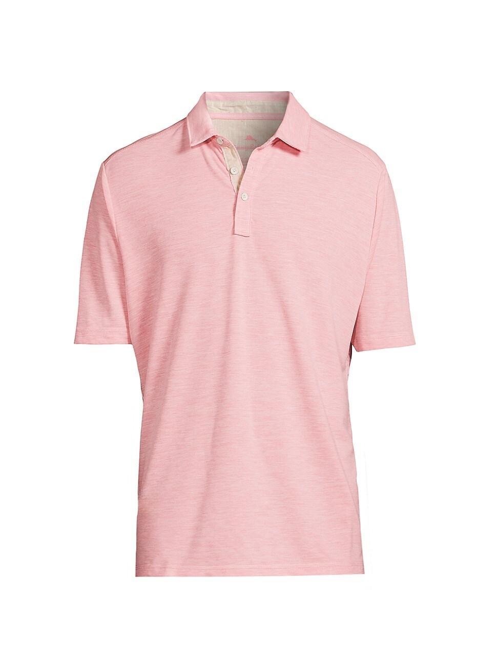 Tommy Bahama Mens Coasta Vera Short Sleeve Heathered Polo Shirt Product Image