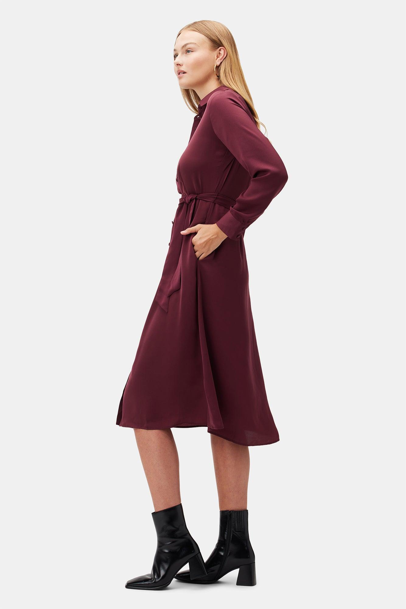 Joyce Dress - Plum Product Image