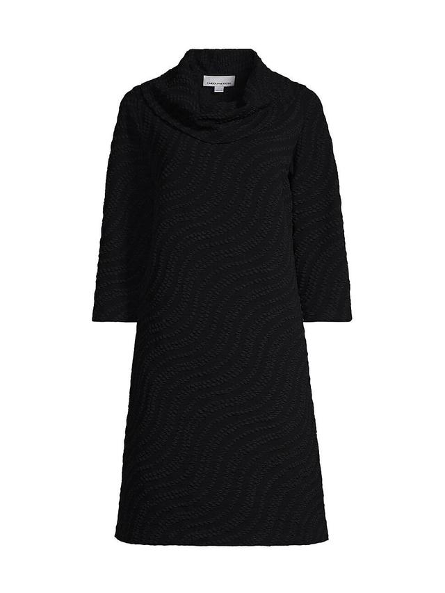 Womens Opera Knit Cowl-Neck Minidress Product Image