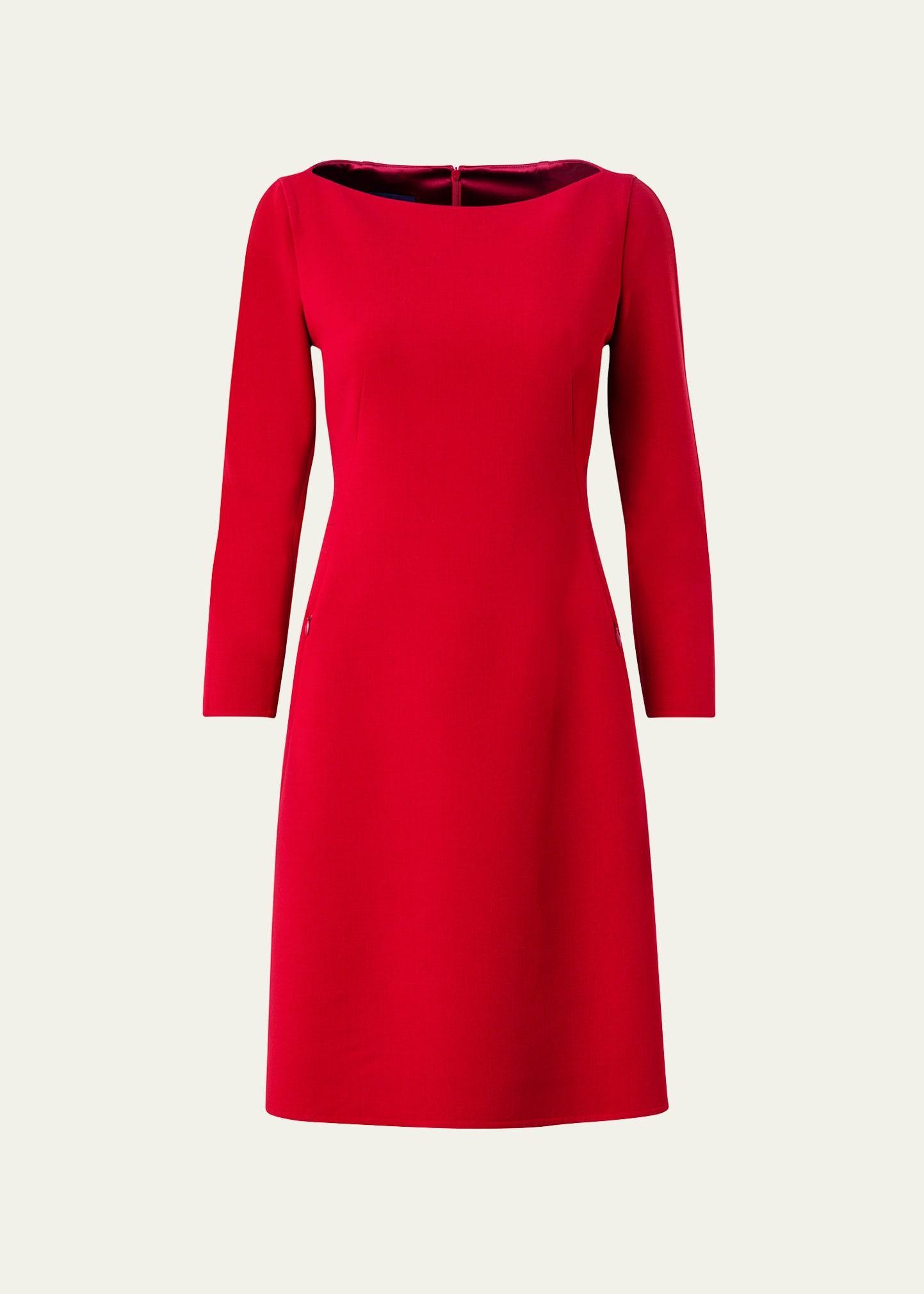 Akris Wool Stretch Double Face Dress Product Image