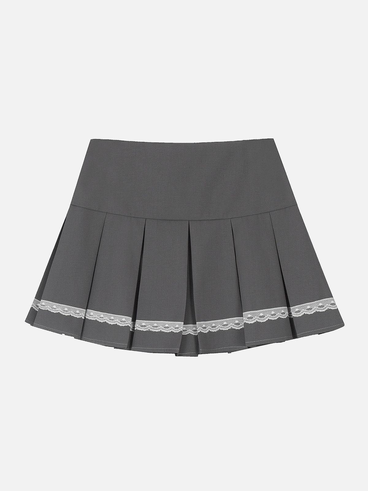 Aelfric Eden Butterfly Pin Pleated Skirt Female Product Image