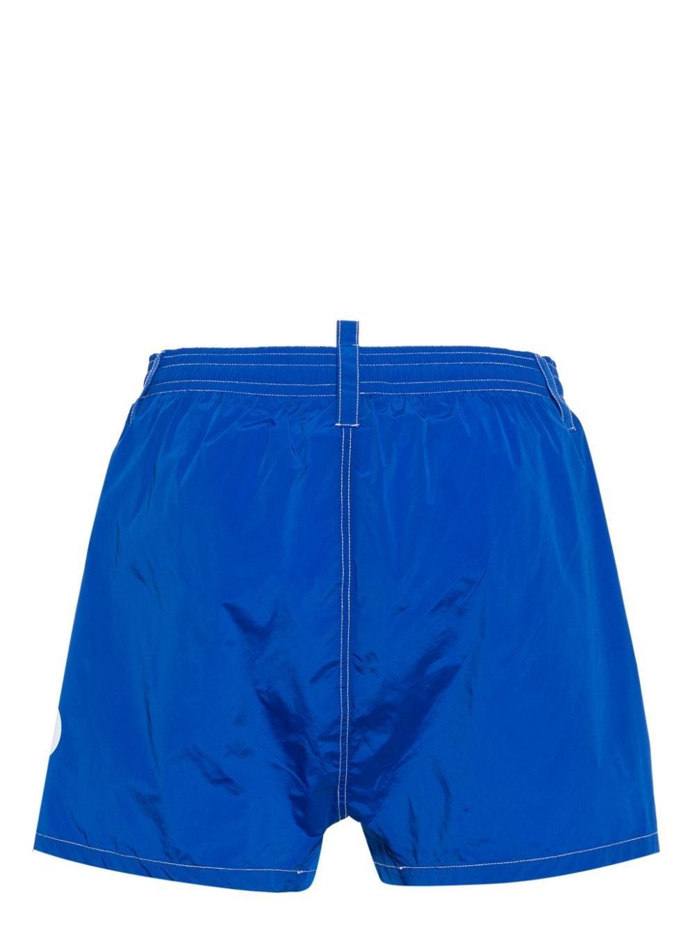 DSQUARED2 Logo-print Swim Shorts In Blue Product Image