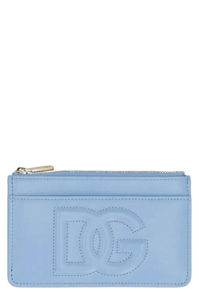 DOLCE & GABBANA Small Leather Goods In Blue Product Image