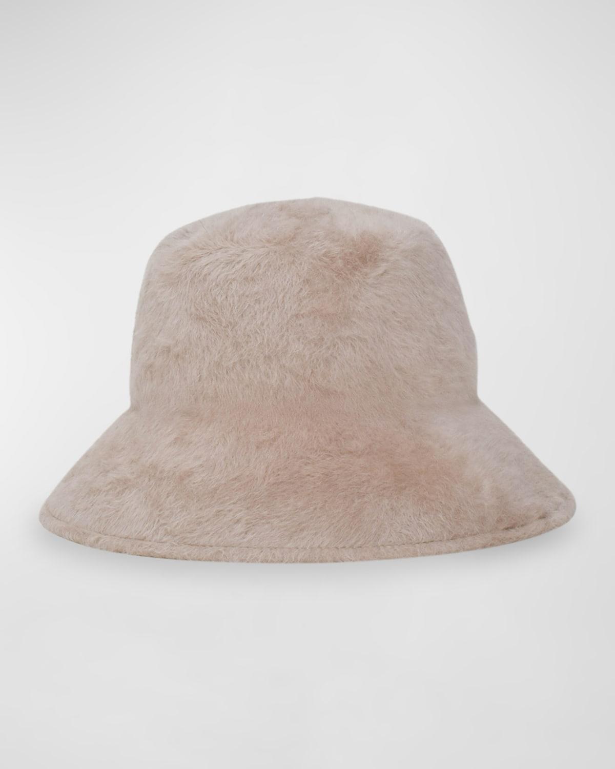 Womens Ida Wool & Straw Bucket Hat Product Image