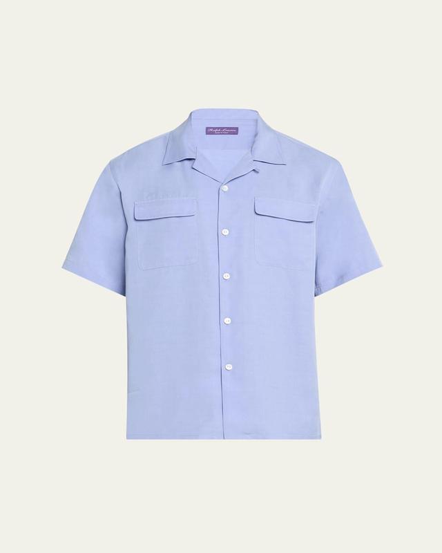 Mens Twill Camp Shirt Product Image