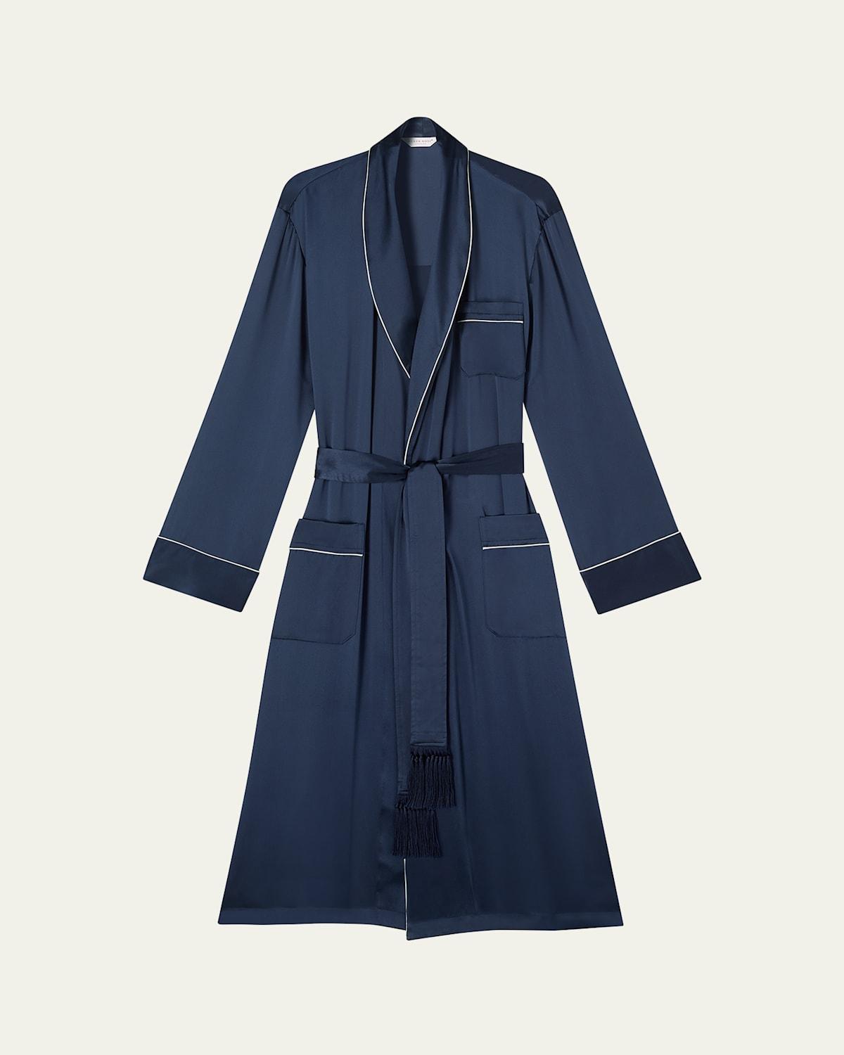 Mens Silk Tasseled Robe Product Image