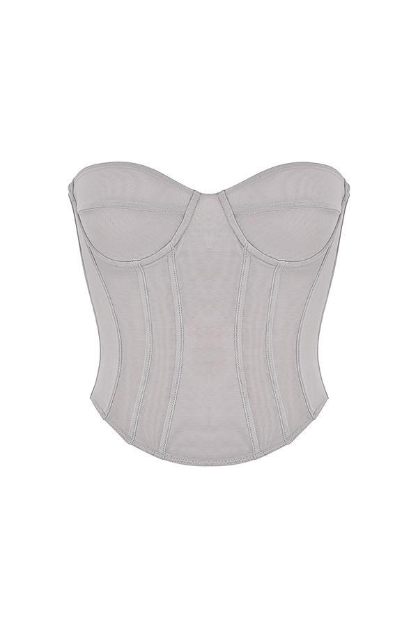 Demi Grey Underwired Corset Product Image