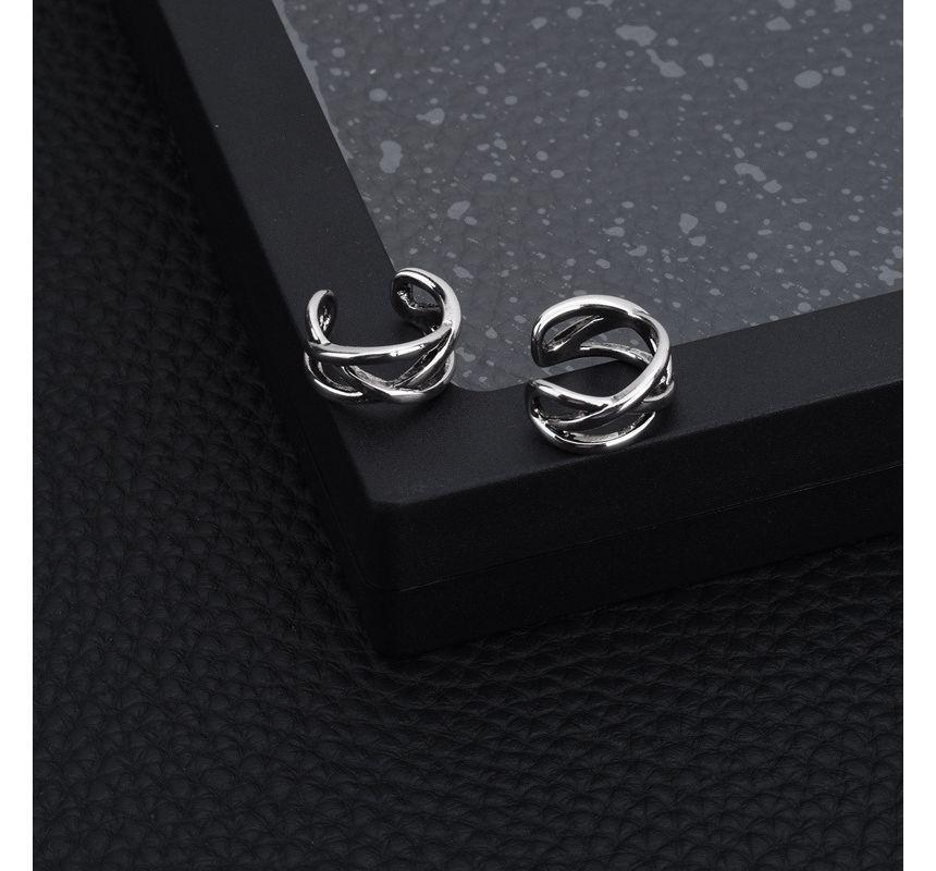 Layered Alloy Cuff Earring Product Image