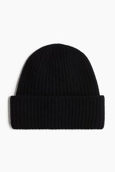 Rib-Knit Wool-Blend Hat Product Image