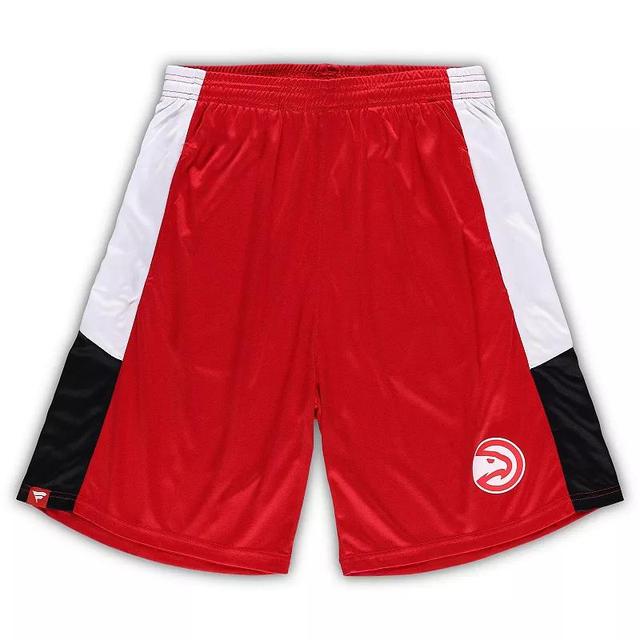 Mens Fanatics Branded Atlanta Hawks Big & Tall Champion Rush Practice Shorts Product Image