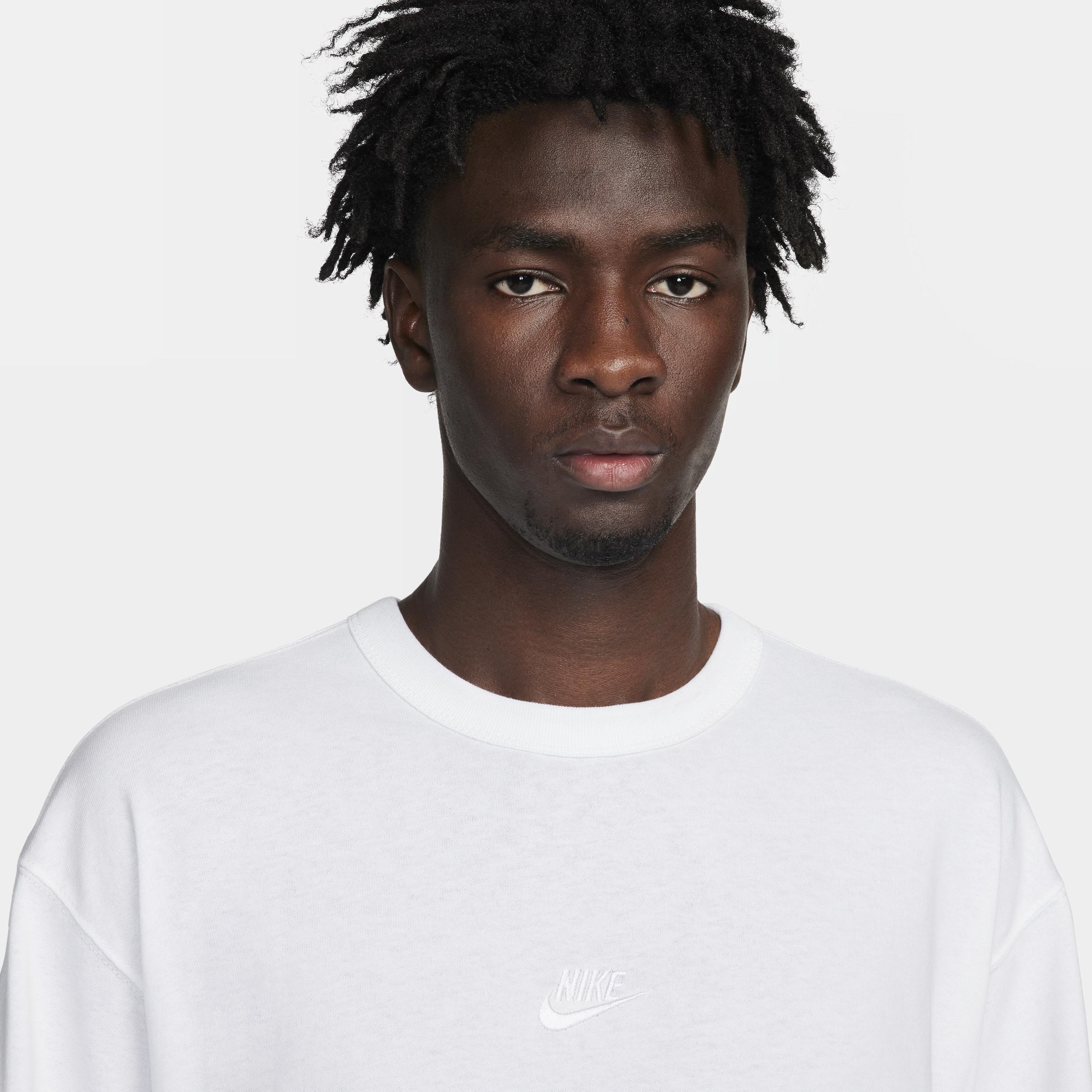 Nike Mens Nike NSW Prem Essential T-Shirt - Mens White/White Product Image