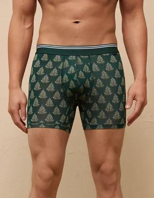 AEO Men's Pine Trees 4.5" Ultra Soft Boxer Brief Product Image