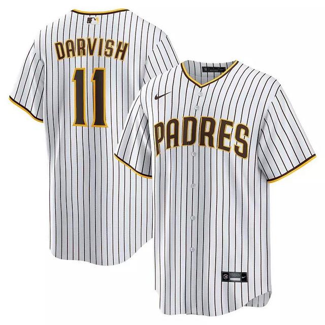 Mens Yu Darvish White San Diego Padres Home Replica Player Jersey - White Product Image