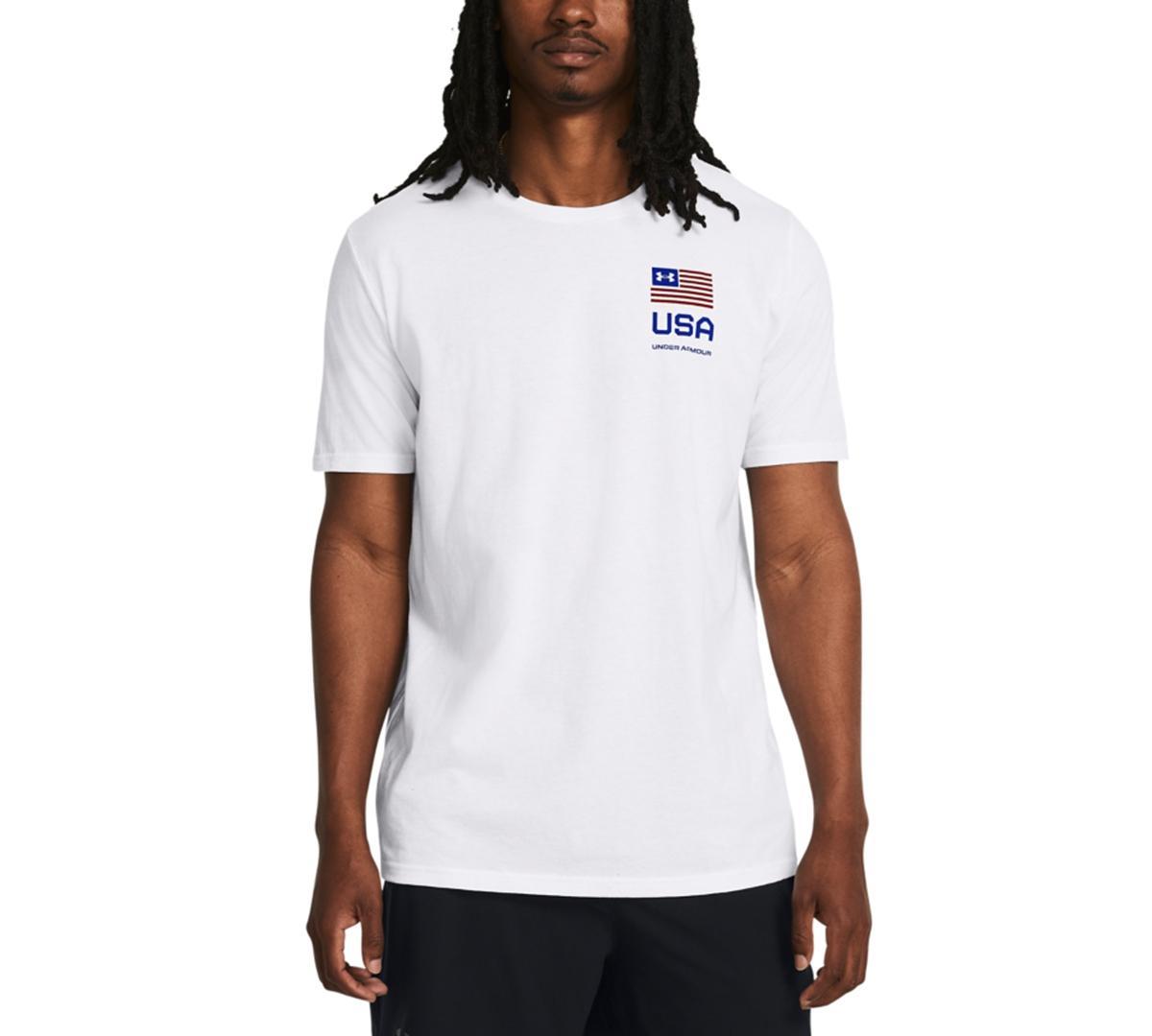 Mens Under Armour Ombre American Freedom Flag Graphic Tee Product Image