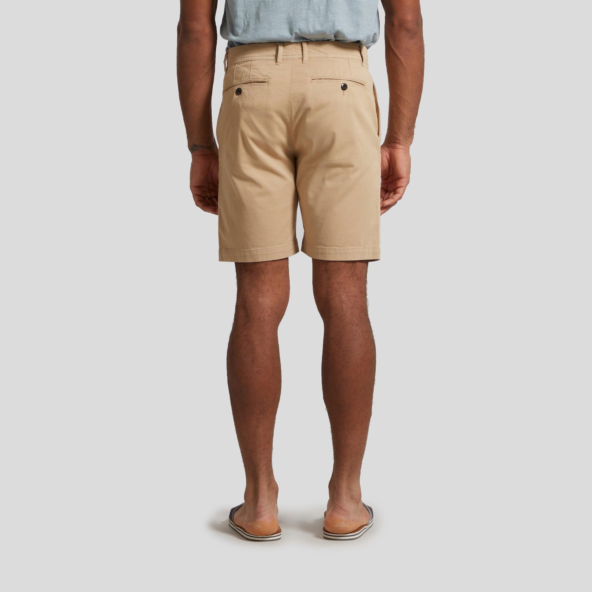 Precision Stretch Chino Shorts (8" inseam) - Khaki Product Image