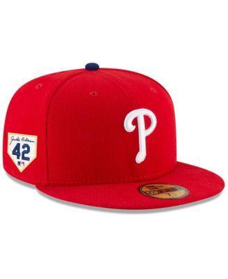 Men's Red Philadelphia Phillies 2023 Jackie Robinson Day 59FIFTY Fitted Hat Product Image