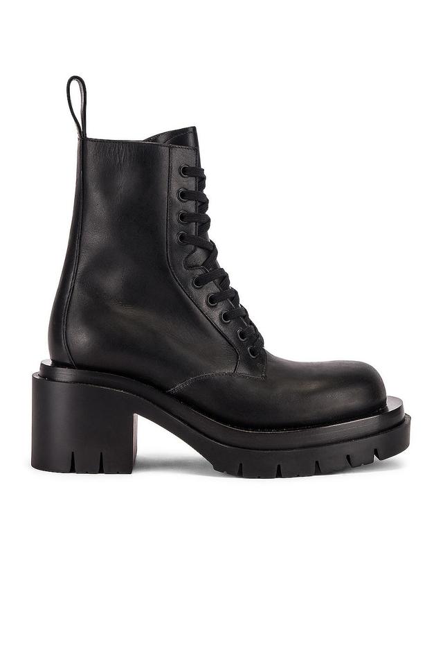 Bottega Veneta - Women's The Lug Lace-Up Boots - Black - IT 36 - Moda Operandi Product Image