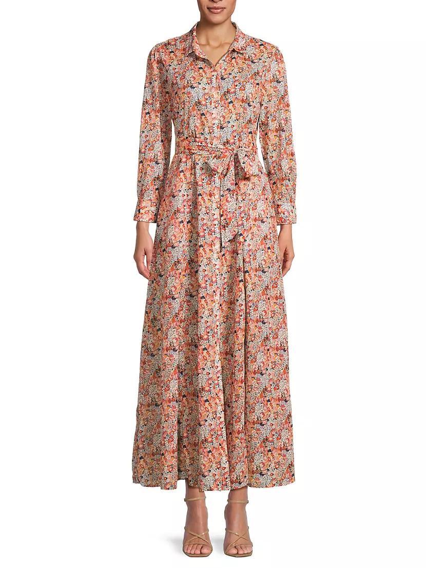 Eliot Floral Cotton Midi-Dress Product Image