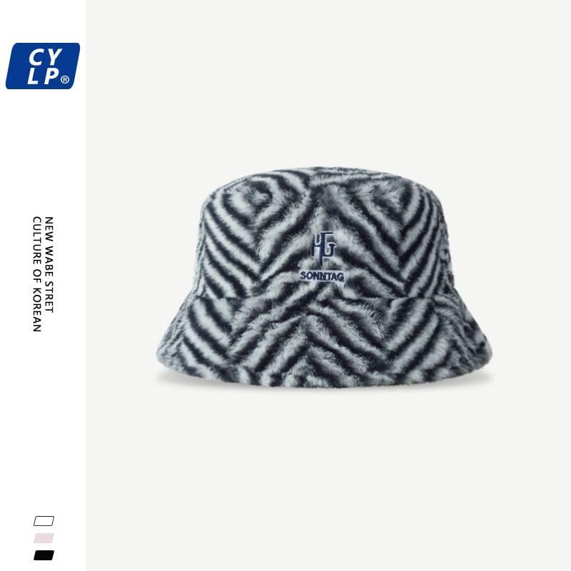 Patterned Fluffy Bucket Hat product image