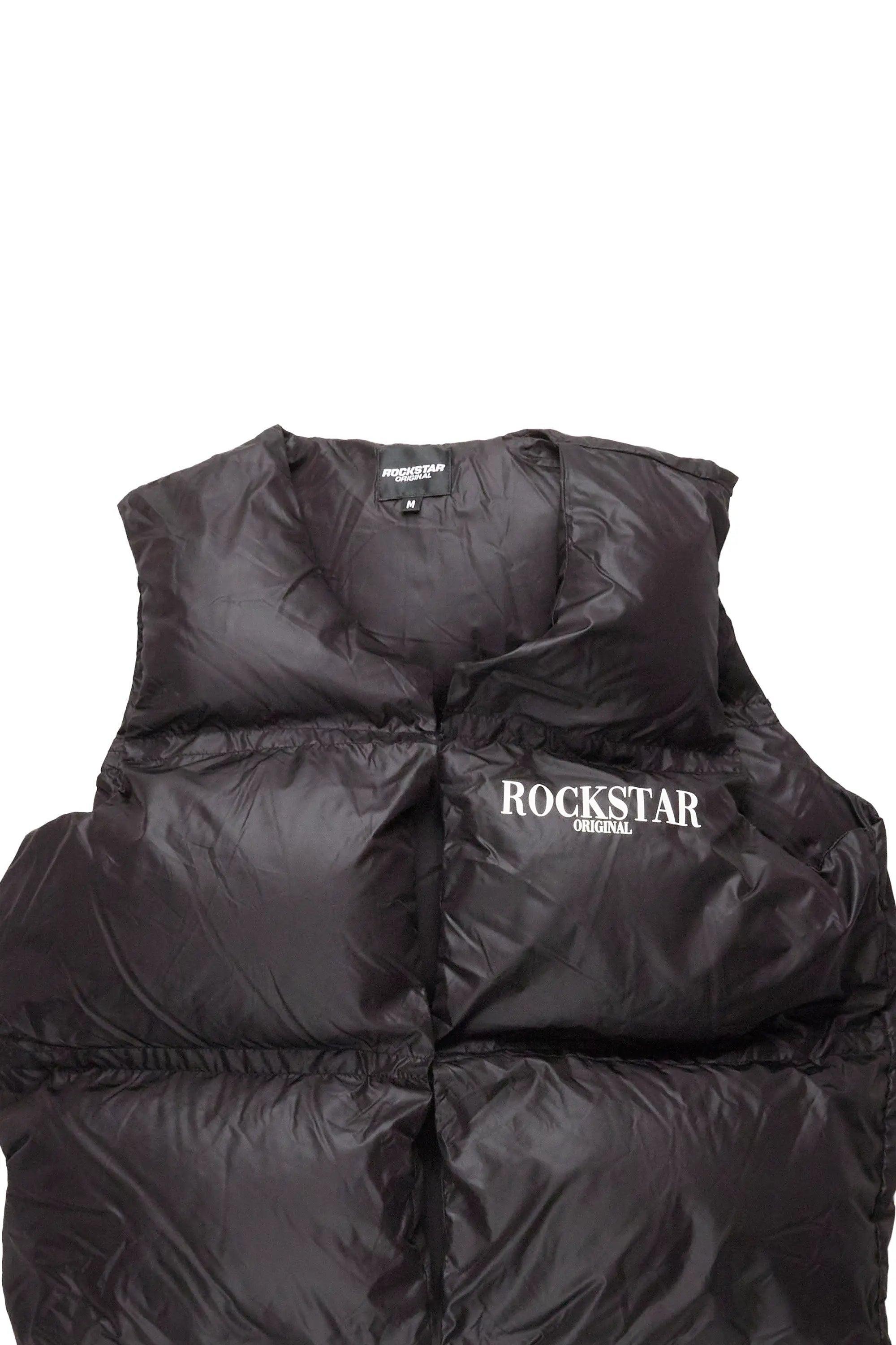 Frederick Black Puffer Vest Male Product Image