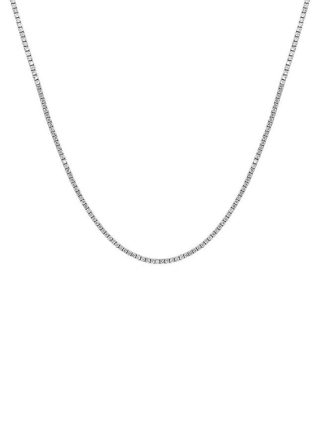 Womens 14K White Gold & 5.52 TCW Diamonds Necklace Product Image