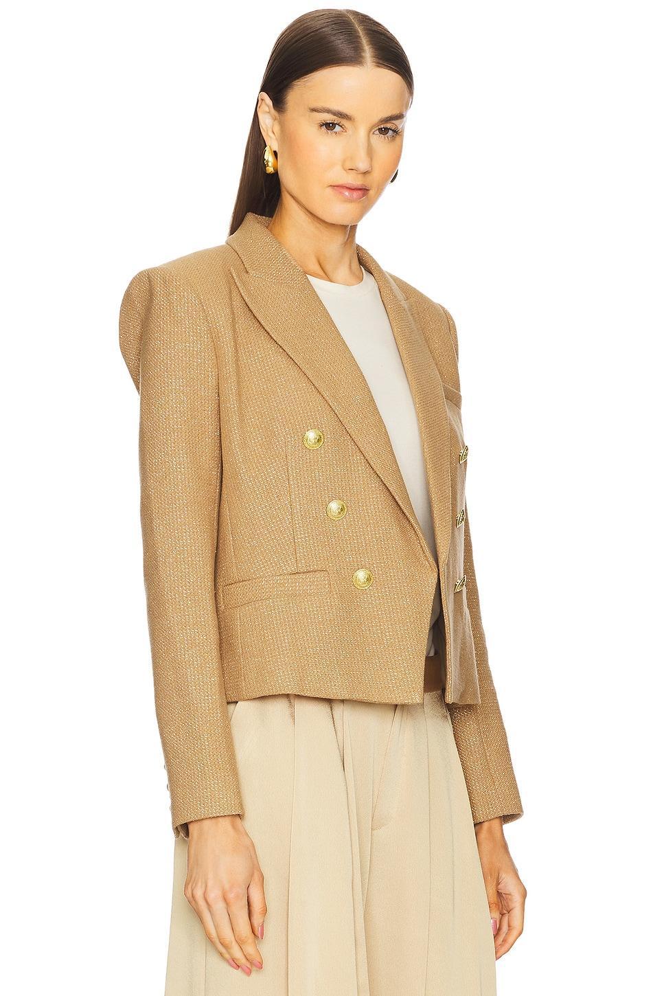 Brooke Double Breasted Cropped Blazer L'AGENCE Product Image