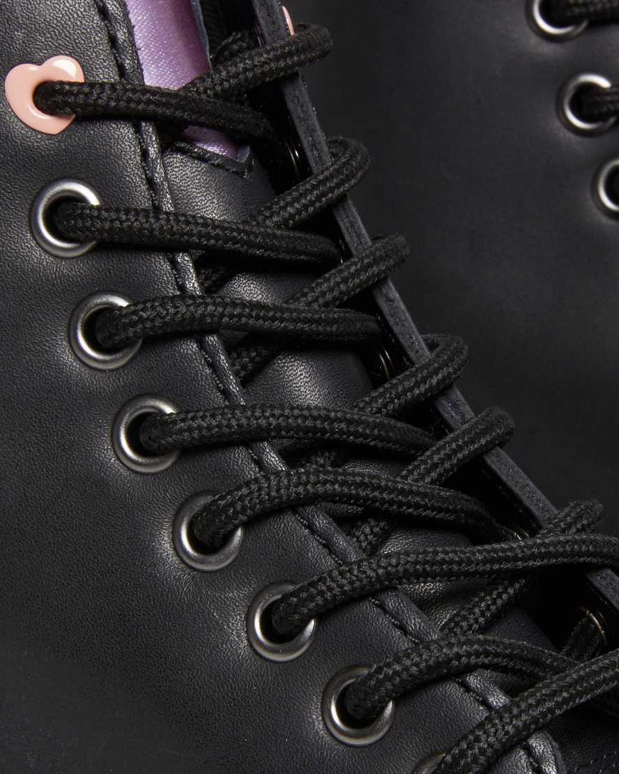 Sinclair Leather Heart Platform Boots Product Image