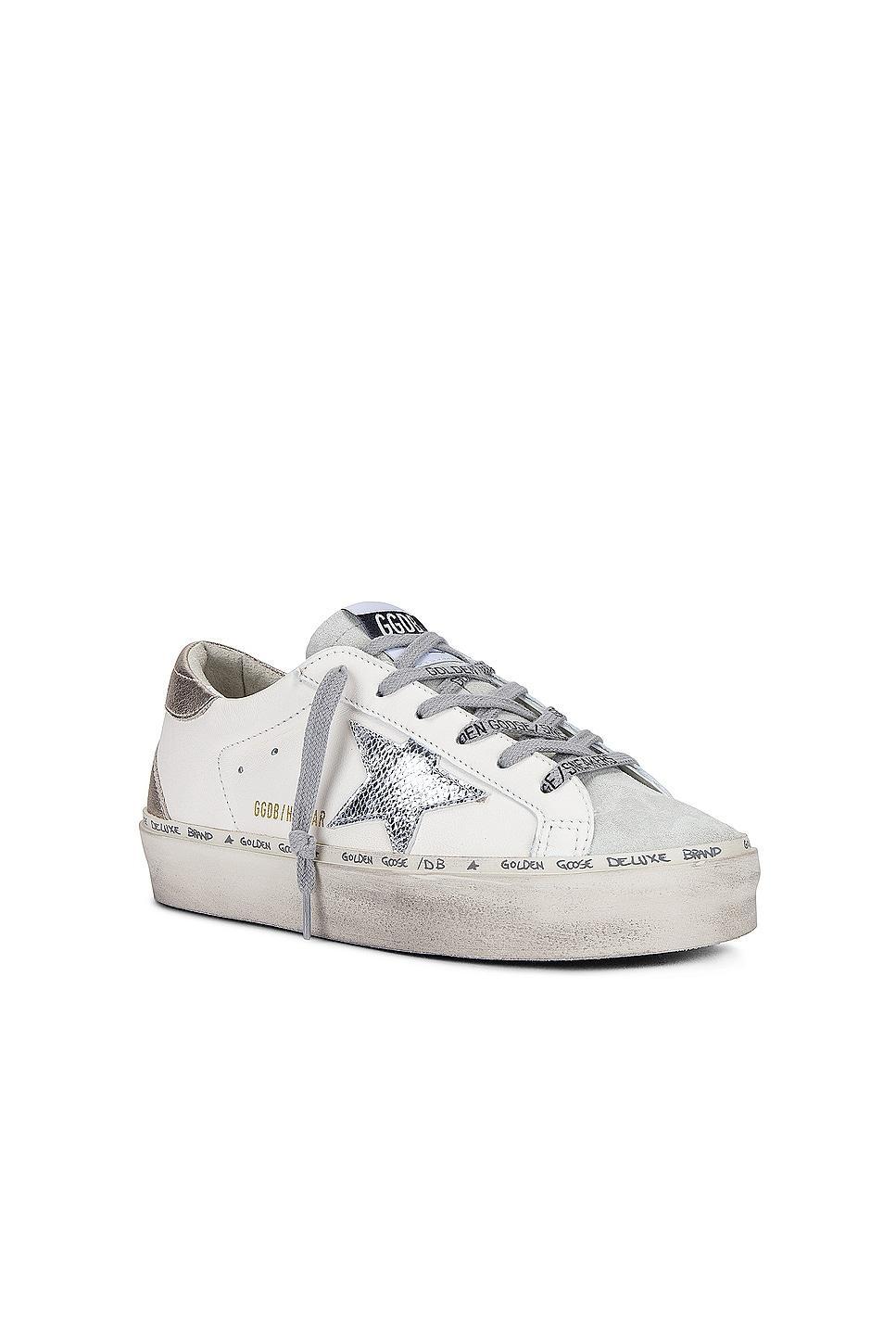 Golden Goose Hi Star Nappa Upper Sneaker in White Product Image