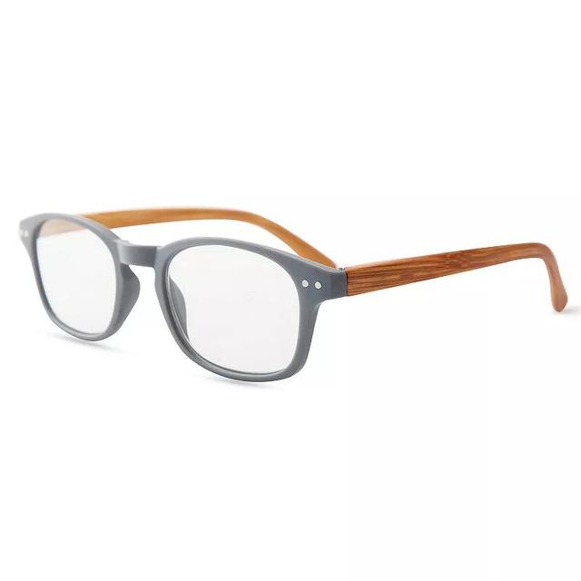 Womens Clearvue Two Tone Wood & Grey Reading Glasses Product Image