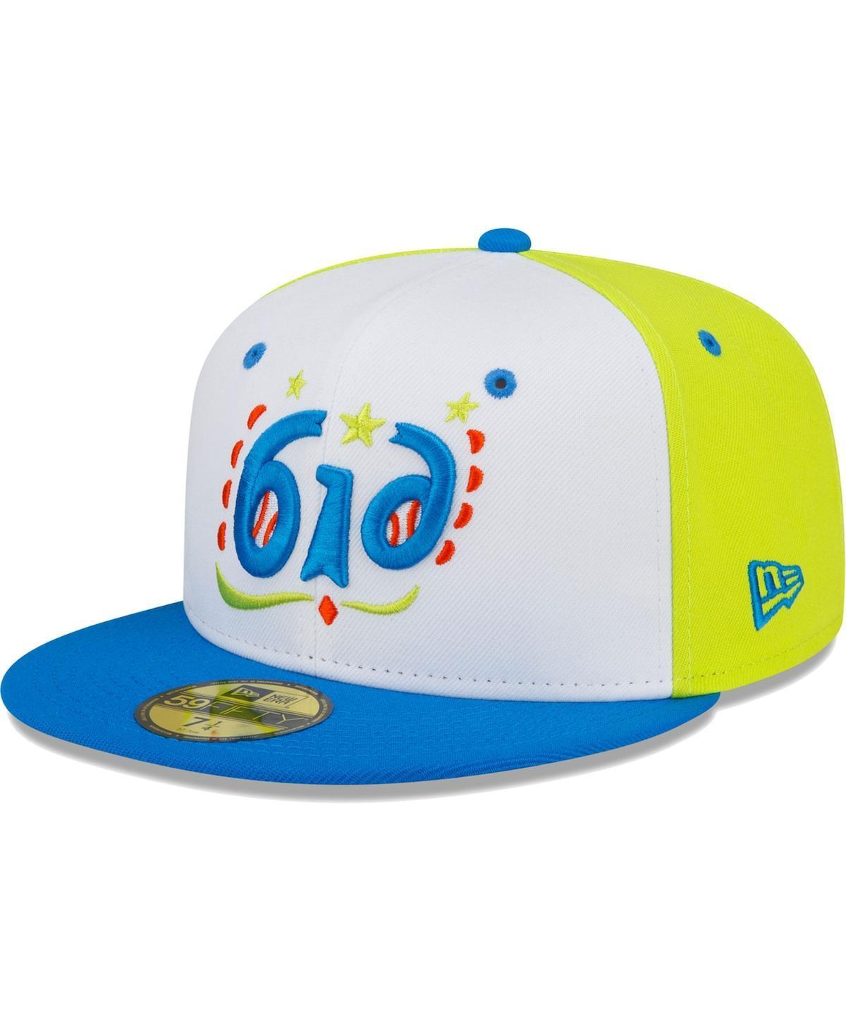 Mens New Era White West Michigan Whitecaps Copa De La Diversion 59FIFTY Fitted Hat Product Image