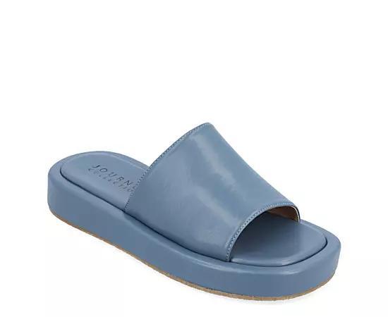 Journee Collection Womens Denrie Platform Slip-On Sandals Product Image