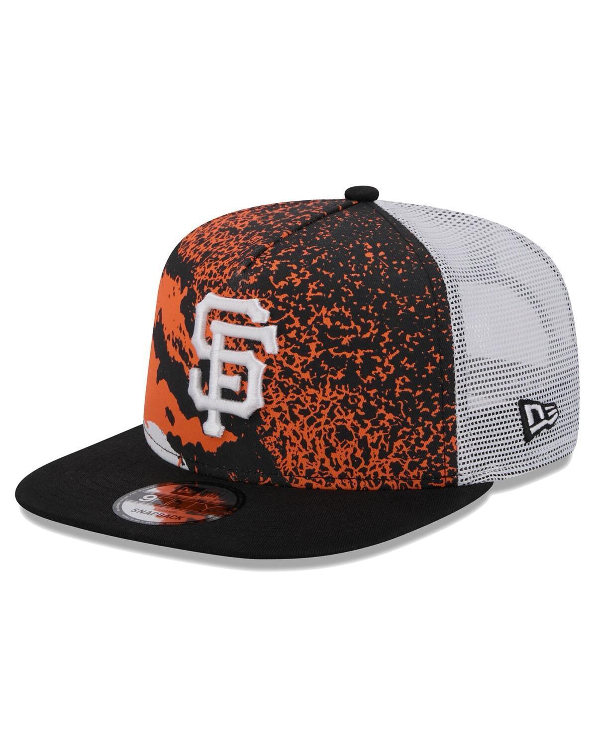 Mens New Era Black San Francisco Giants Court Sport 9FIFTY Snapback Hat Product Image