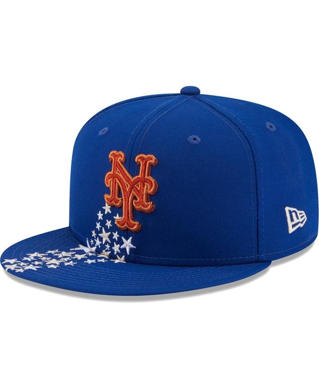 Mens New Era Royal New York Mets Meteor 59FIFTY Fitted Hat Product Image