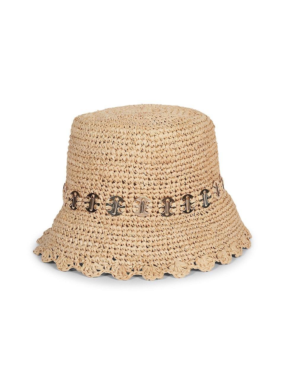 Womens Rabane Raffia Bucket Hat product image