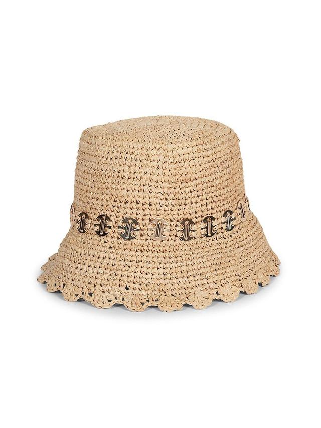 Womens Rabane Raffia Bucket Hat Product Image