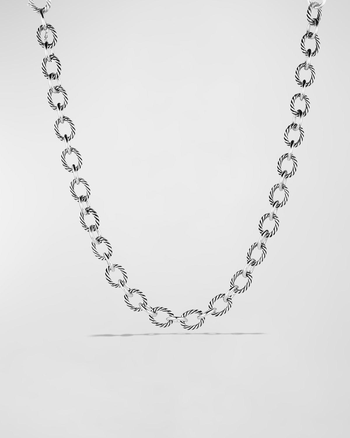 Womens Oval Link Chain Necklace Product Image