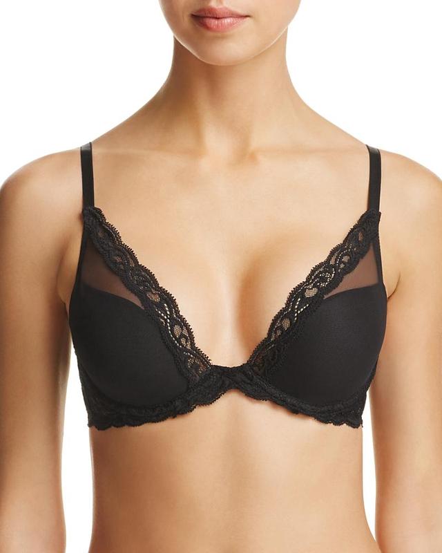 Womens Feathers Plunge T-Shirt Bra Product Image