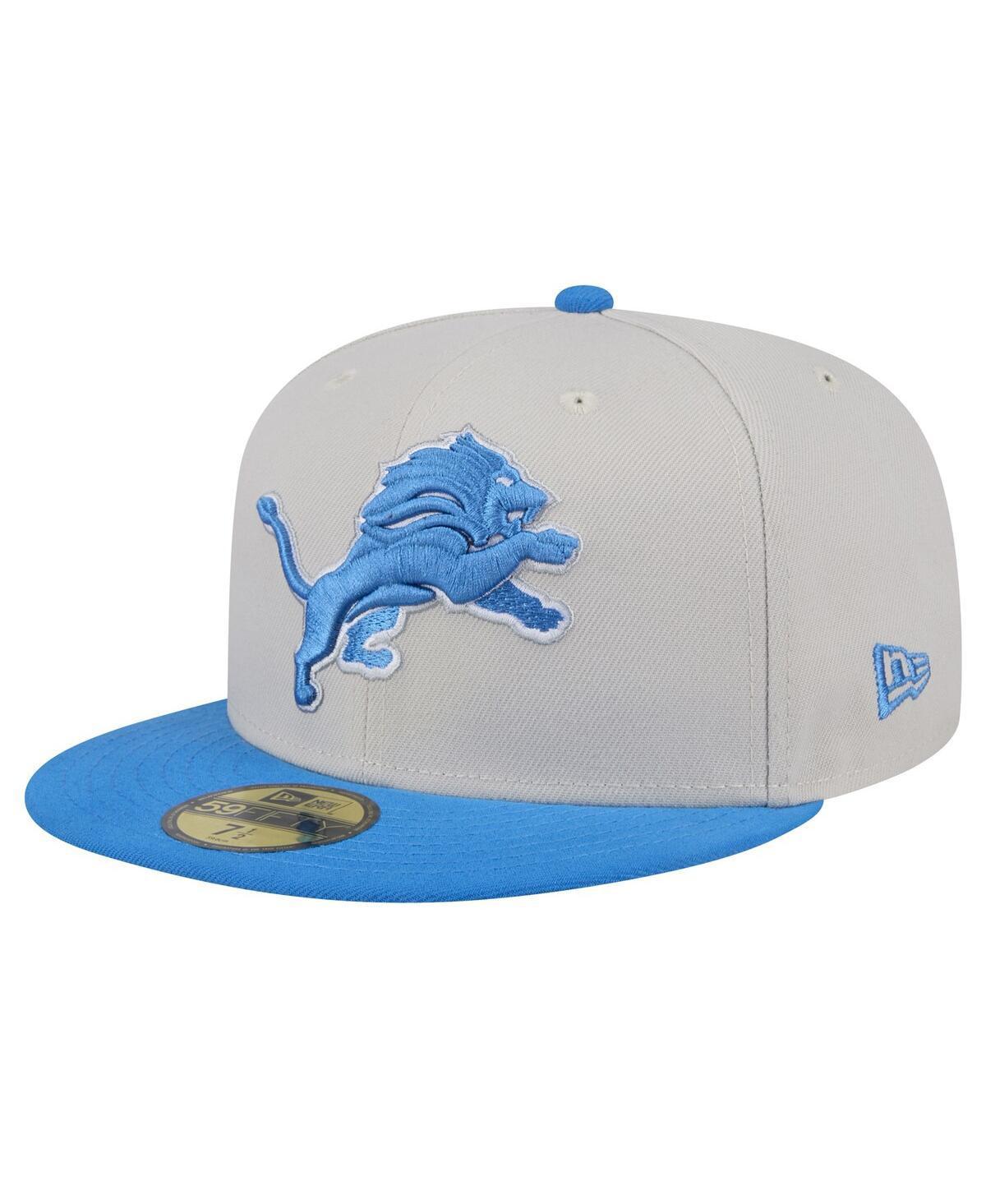 New Era Mens Detroit Lions Stoney 59FIFTY Fitted Hat - Stone Product Image