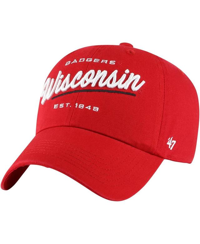 Womens 47 Wisconsin Badgers Sidney Clean Up Adjustable Hat Product Image